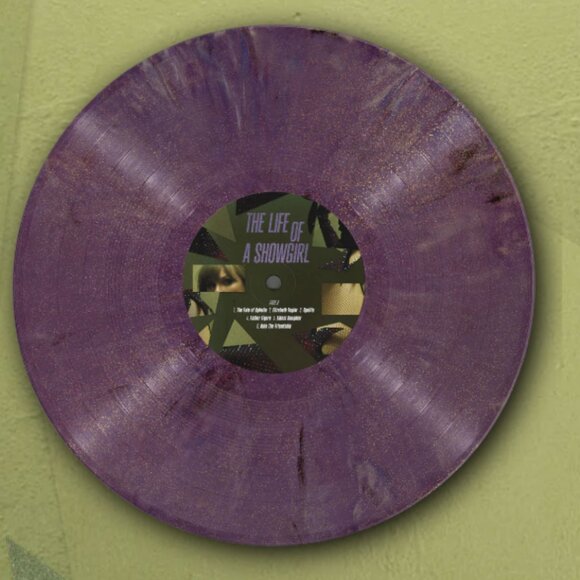 Taylor Swift The Life of A Showgirl Shiny Bug - Violet Shimmer Marbled Vinyl - Picture 2 of 2